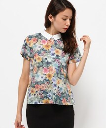 BE NEAT | BE NEAT 花柄ハーフスリーブシャツ(シャツ/ブラウス)