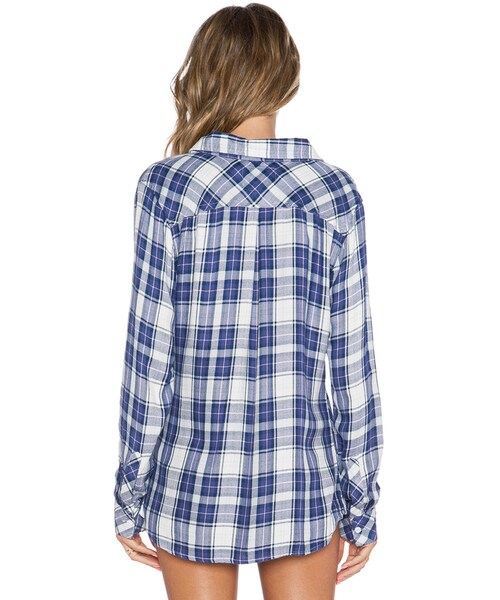 Rails（レイルズ）の「Rails Hunter Button Down（シャツ/ブラウス・レディース・Blue/White・XS/S/M）」の3枚目の写真