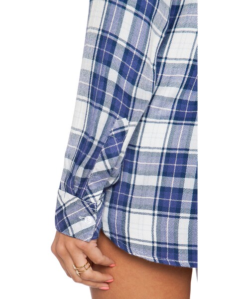 Rails（レイルズ）の「Rails Hunter Button Down（シャツ/ブラウス・レディース・Blue/White・XS/S/M）」の4枚目の写真