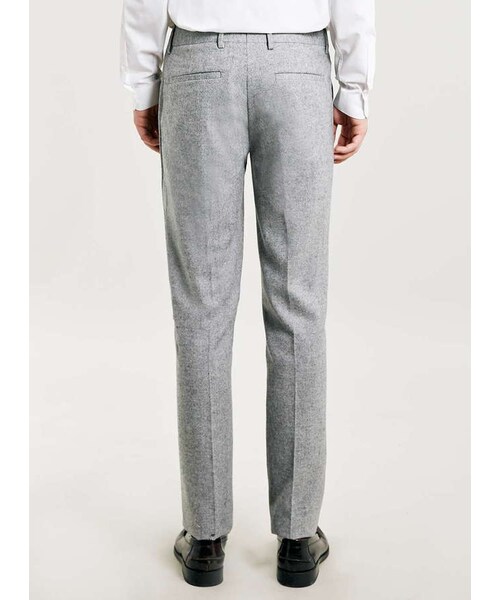 TOPMAN（トップマン）の「Light Grey Textured Skinny Fit Suit Pants（その他パンツ・メンズ・Gray・28S/32S/34S/28R/30R/32R/34R/36R/38R/30L/32L/34L/36L）」の3枚目の写真