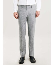 TOPMAN | Light Grey Textured Skinny Fit Suit Pants(その他パンツ)