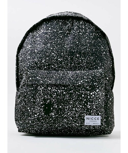 TOPMAN（トップマン）の「Nicce Black Speckle Backpack（バックパック