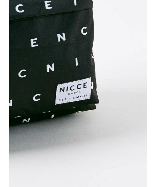 TOPMAN（トップマン）の「Nicce Black Logo Backpack（バックパック