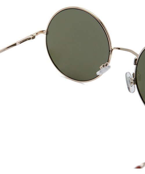 FOREVER 21（フォーエバー トゥエンティーワン）の「FOREVER 21 Oversized Round Metal Sunglasses（サングラス・レディース・Gold・One size）」の3枚目の写真