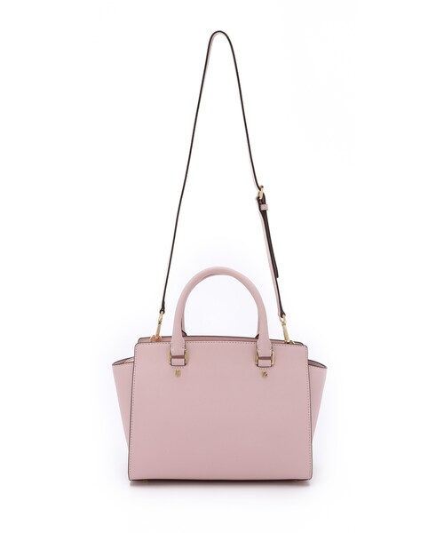 MICHAEL KORS（マイケルコース）の「MICHAEL Michael Kors Selma Medium Top Zip Satchel（ショルダーバッグ・レディース・Pink・One Size）」の4枚目の写真