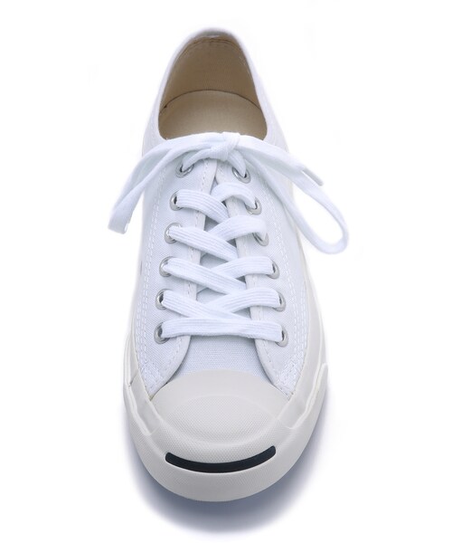 CONVERSE（コンバース）の「Converse Jack Purcell Canvas Sneakers（スニーカー・レディース・White・5/5.5/6/6.5/7/7.5/8/8.5/9/9.5/10）」の6枚目の写真