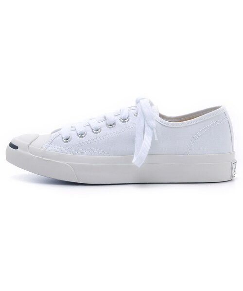 CONVERSE（コンバース）の「Converse Jack Purcell Canvas Sneakers（スニーカー・レディース・White・5/5.5/6/6.5/7/7.5/8/8.5/9/9.5/10）」の5枚目の写真