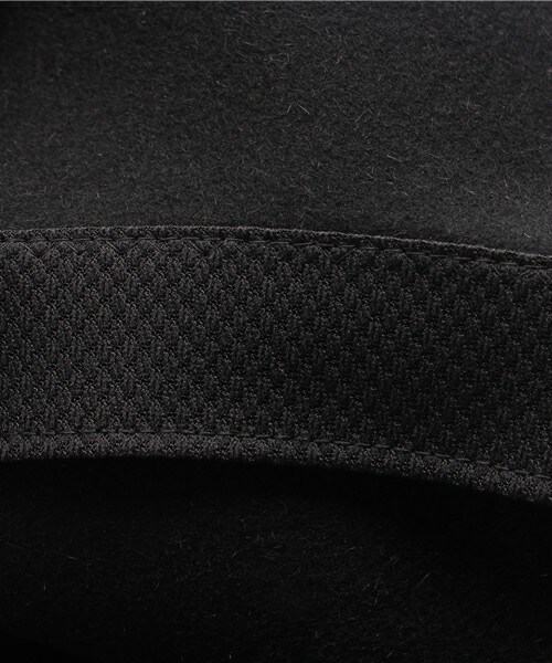 KIJIMA TAKAYUKI（キジマ　タカユキ）の「KIJIMA TAKAYUKI ラビットハット（ハット・メンズ・ブラック/ライトグレー・2/3）」の8枚目の写真