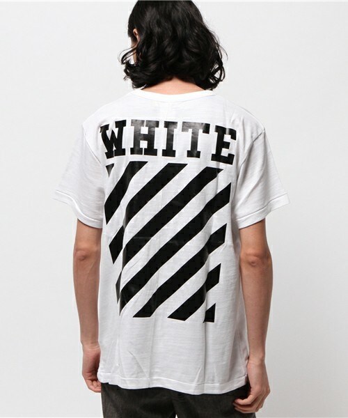 off white（オフホワイト）の「OFF WHITE 『CARAVAGGIO』Tシャツ（Tシャツ/カットソー・メンズ・ホワイト/ブラック・SMALL/MEDIUM）」の4枚目の写真