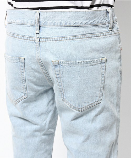 off white（オフホワイト）の「OFF WHITE 3Dホワイトブリーチクラッシュデニム（デニムパンツ・メンズ・ライトブルー・29/30/31）」の8枚目の写真