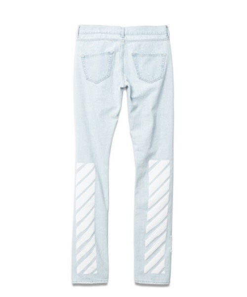 off white（オフホワイト）の「OFF WHITE 3Dホワイトブリーチクラッシュデニム（デニムパンツ・メンズ・ライトブルー・29/30/31）」の2枚目の写真