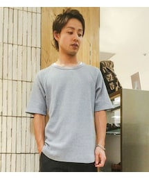 HAMNETT | 【HAMNETT】ROUND WAFFLE T(トップス)