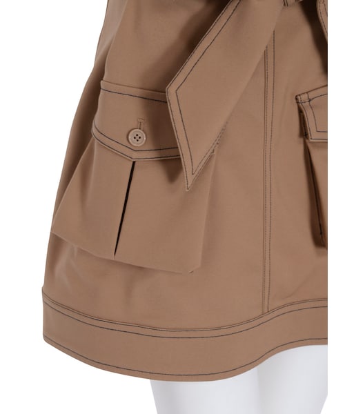 dazzlin（ダズリン）の「【dazzlin】ミリタリータックスカート（スカート・レディース・ネイビー/ベージュ/カーキ・S/M）」の9枚目の写真