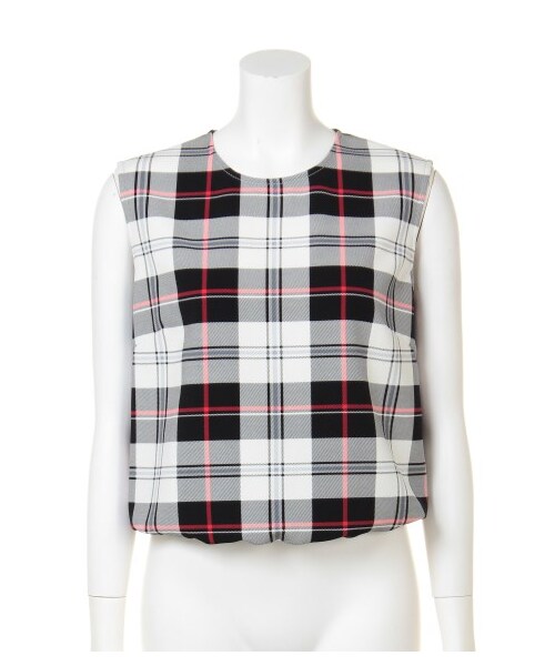 FRAY I.D（フレイアイディー）の「セットアップギャザートップス（ブラウス・レディース・RED/BRW/BLK・0/1）」の3枚目の写真