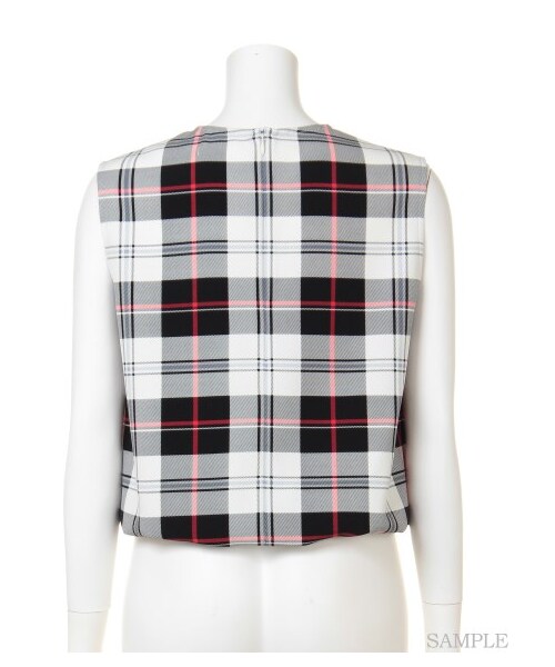 FRAY I.D（フレイアイディー）の「セットアップギャザートップス（ブラウス・レディース・RED/BRW/BLK・0/1）」の5枚目の写真