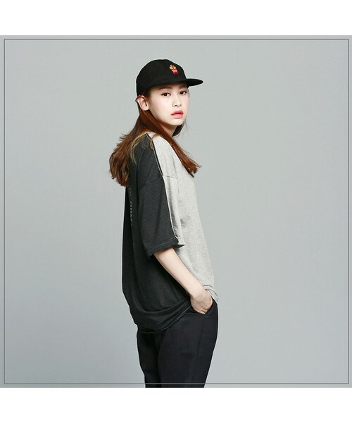 ROMANTIC CROWN（ロマンティッククラウン）の「GOOD LIFE REVERSE BOX TEE_BLACK（その他・メンズ・기타）」の8枚目の写真