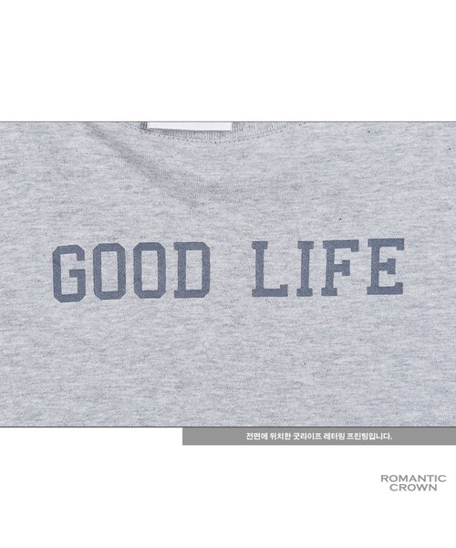 ROMANTIC CROWN（ロマンティッククラウン）の「GOOD LIFE REVERSE BOX TEE_BLACK（その他・メンズ・기타）」の11枚目の写真