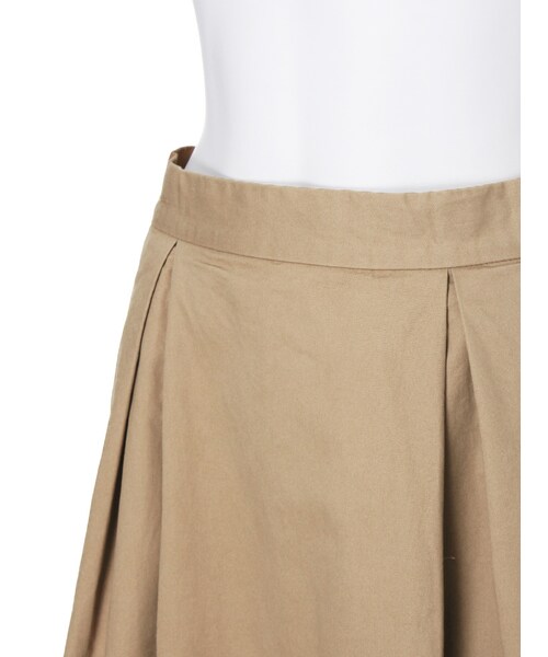 Ungrid（アングリッド）の「チノミドルタックスカート（スカート・レディース・ベージュ/カーキ・F）」の6枚目の写真