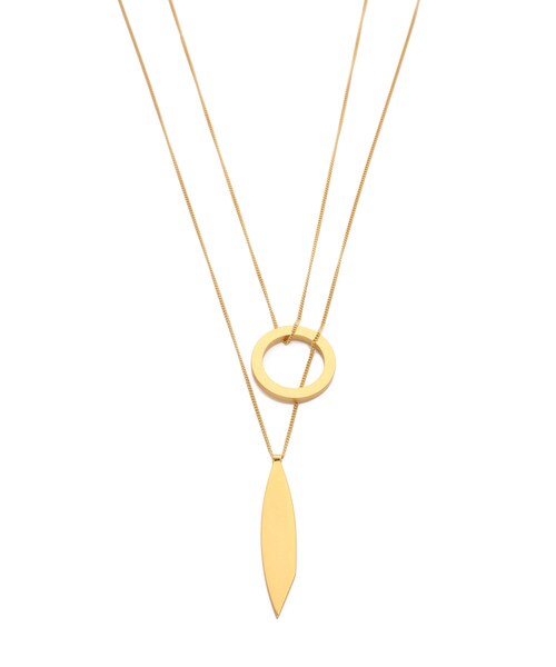 madewell(メイドウェル)の「Madewell Sara Double Twist Necklace(ネックレス・レディース・Gold・One Size)」の1枚目の写真