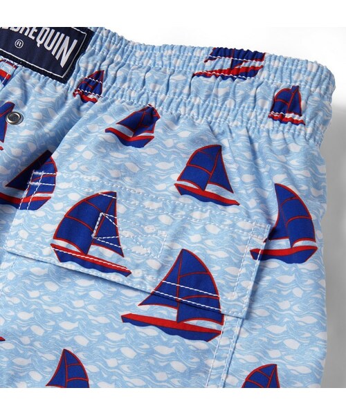 Vilebrequin   （-）の「Vilebrequin Moorea Mid-Length Boat-Print Swim Shorts（水着・メンズ・Blue・M/L/XL/XXL/XXXL）」の5枚目の写真