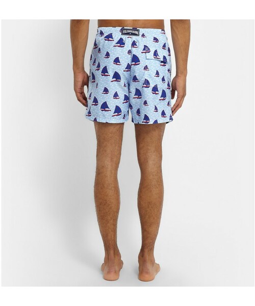 Vilebrequin   （-）の「Vilebrequin Moorea Mid-Length Boat-Print Swim Shorts（水着・メンズ・Blue・M/L/XL/XXL/XXXL）」の6枚目の写真