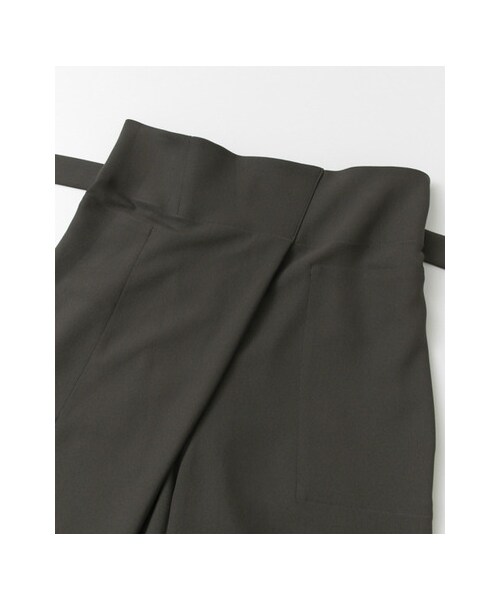 KBF（ケイビーエフ）の「KBF+ ウエストリボンパンツ（パンツ・レディース・BROWN/KHAKI/BLACK・one）」の14枚目の写真