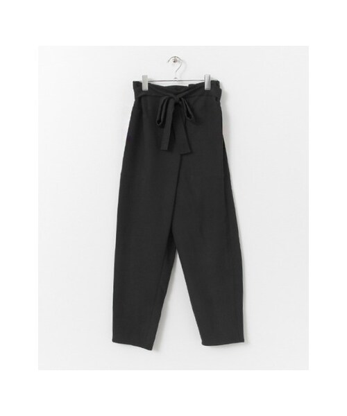 KBF（ケイビーエフ）の「KBF+ ウエストリボンパンツ（パンツ・レディース・BROWN/KHAKI/BLACK・one）」の2枚目の写真