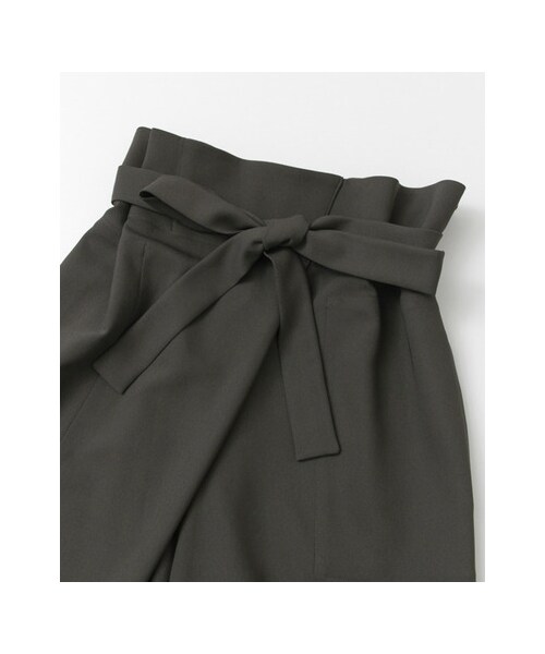 KBF（ケイビーエフ）の「KBF+ ウエストリボンパンツ（パンツ・レディース・BROWN/KHAKI/BLACK・one）」の13枚目の写真