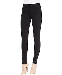 HUDSON | Hudson Barbara High-Rise Skinny Jeans, Black(デニムパンツ)