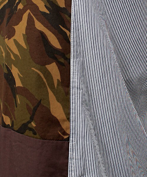 UNION STATION（ユニオンステーション）の「パッチワーク風　クレイジーパターンシャツ（シャツ/ブラウス・メンズ・その他/ストライプ/チェック・MEDIUM/LARGE）」の9枚目の写真