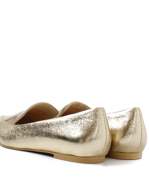 RANDA（ランダ）の「ポインテッドトゥオペラフラットシューズ（シューズ・レディース・ゴールド/シルバー/スネーク・22.5/23.0/23.5/24.0/24.5/25.0）」の6枚目の写真