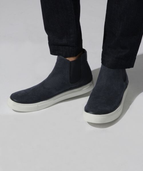 BLISS POINT（ブリスポイント）の「サイドゴアスニーカー（シューズ・メンズ・ホワイト/ブラック/ネイビー/カモフラ・42(26~26.5cm)/43(27~27.5cm)）」の4枚目の写真