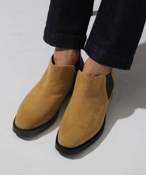 BLISS POINT（ブリスポイント）の「フェイクスウェードサイドゴア（シューズ・メンズ・ブラック/キャメル/ブラウン・42(26~26.5cm)/43(27~27.5cm)）」の2枚目の写真