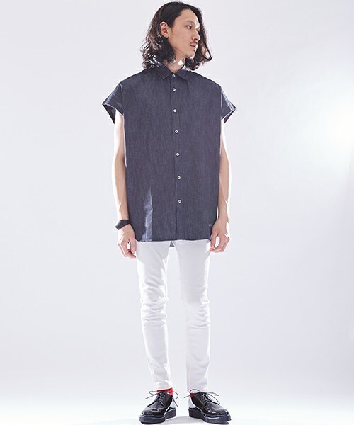 DIET BUTCHER（ダイエットブッチャー）の「DIET  BUTCHER  SLIM  SKIN ルーズフィットワンウォッシュデニム（デニムパンツ・メンズ・ブラック/グレー・1/2/3）」の11枚目の写真