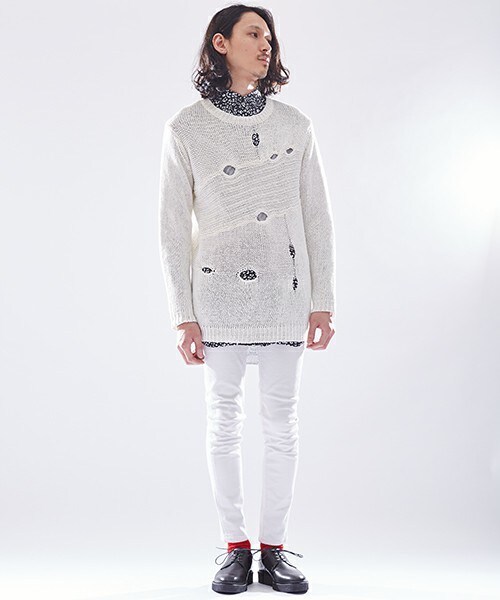 DIET BUTCHER（ダイエットブッチャー）の「DIET  BUTCHER  SLIM  SKIN ルーズフィットワンウォッシュデニム（デニムパンツ・メンズ・ブラック/グレー・1/2/3）」の12枚目の写真