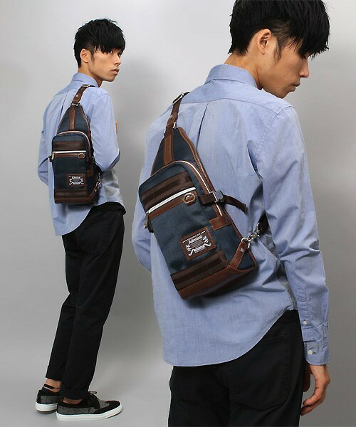 Men S Bigi メンズビギ の 15 16aw新作 Admiral アドミラル コラボ ボディバッグ ボディバッグ ウエストポーチ Wear