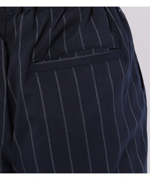 PAGEBOY（ページボーイ）の「ドロストテーパードパンツ（パンツ・レディース・ブラック/キャメル/ネイビー/ネイビー系）」の12枚目の写真