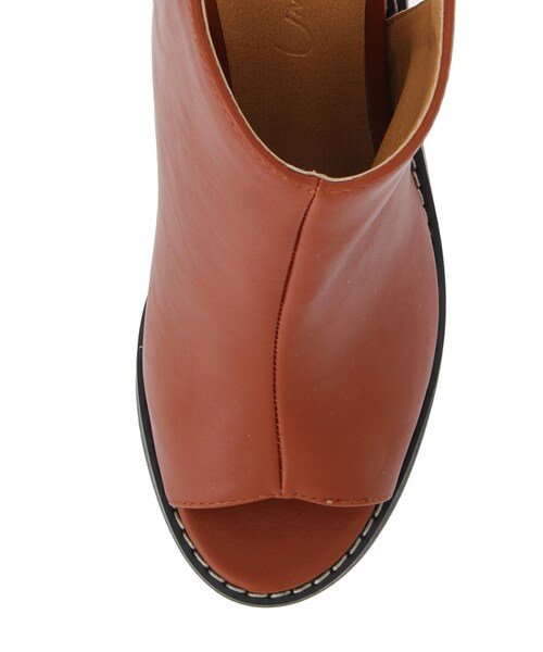 Ungrid（アングリッド）の「オープントゥヒールサンダル（シューズ・レディース・ブラック/ブラウン・S/M/L）」の7枚目の写真