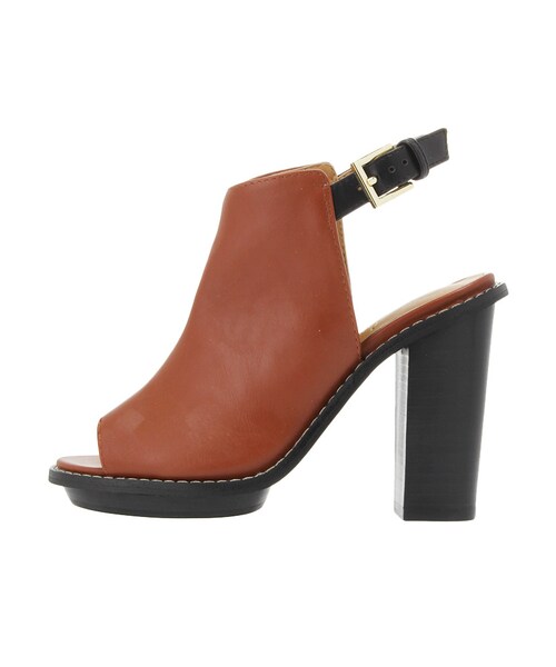 Ungrid（アングリッド）の「オープントゥヒールサンダル（シューズ・レディース・ブラック/ブラウン・S/M/L）」の9枚目の写真