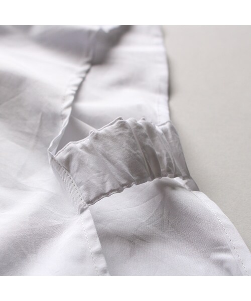 Nuggets(ナゲッツ)の「Bib Shirts(トップス・White/Black・One)」の5枚目の写真