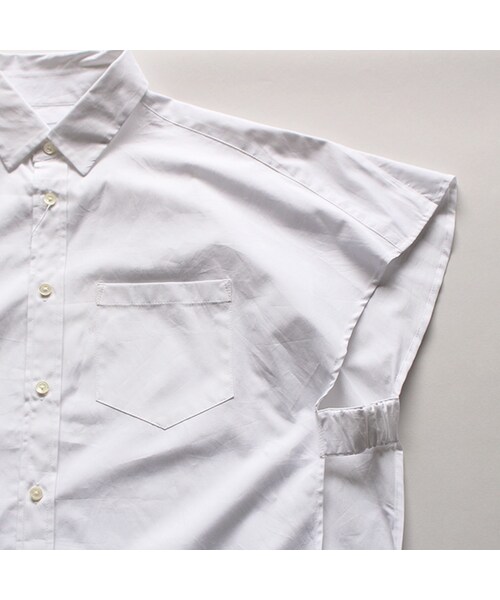 Nuggets(ナゲッツ)の「Bib Shirts(トップス・White/Black・One)」の4枚目の写真