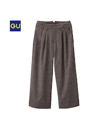 GU | （GU）ツイードガウチョパンツ(パンツ)