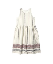 STYLENANDA | ボヘミアンシャーリングワンピース(アイボリー)|(ワンピース/ドレス)