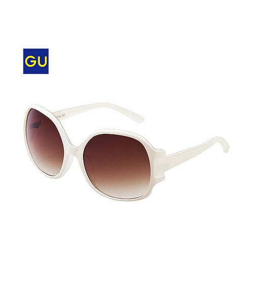 GU（ジーユー）の「（GU）ファッショングラスＤ２（WOMEN ⁄ ファッショングラス・レディース・BLACK/OFF WHITE/BROWN・-）」の2枚目の写真