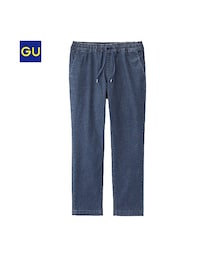 GU | （GU）ストレッチデニムイージーテーパードパンツ（９分丈）(パンツ)