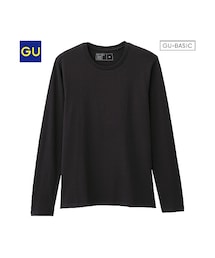 GU | （GU）クルーネックＴ（長袖）B(トップス)