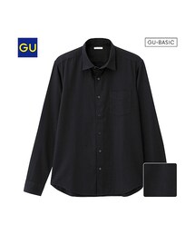 GU | （GU）ピンオックスフォードシャツ（長袖）(トップス)