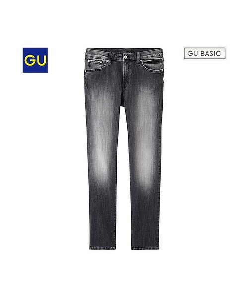 GU（ジーユー）の「（GU）スリムフィットストレートジーンズB（MEN