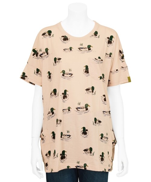 Ne-net（ネネット）の「カモ T / Tシャツ（トップス・レディース・off white/beige・02）」の2枚目の写真