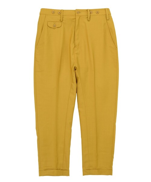 Ne-net(ネネット)の「メンズ やまプリーツ / パンツ(パンツ・メンズ・yellow/navy/charcoal gray・03)」の1枚目の写真
